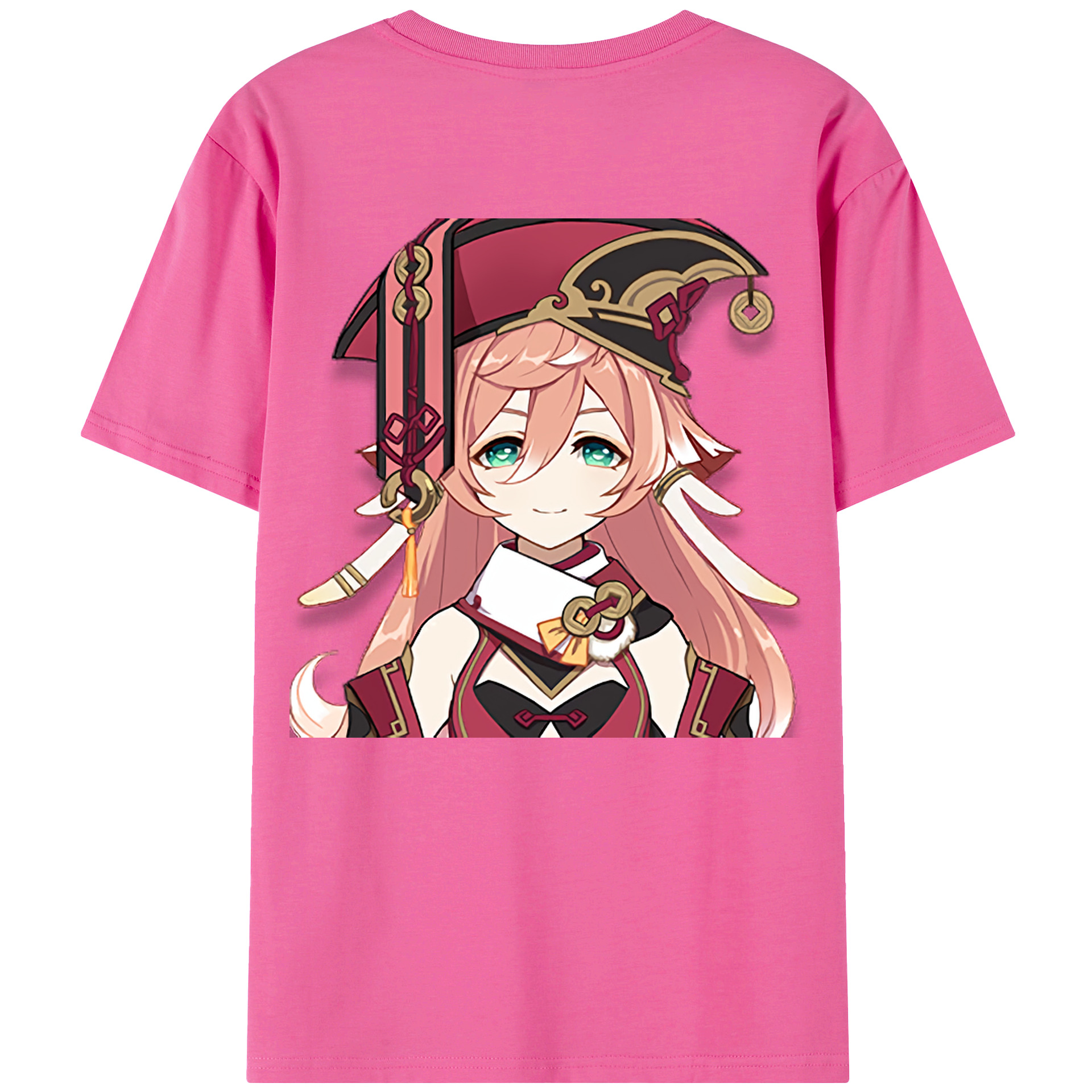 げんし神 ヤンフェイ genshin Yanfei レディース半袖Tシャツ(バックプリント)